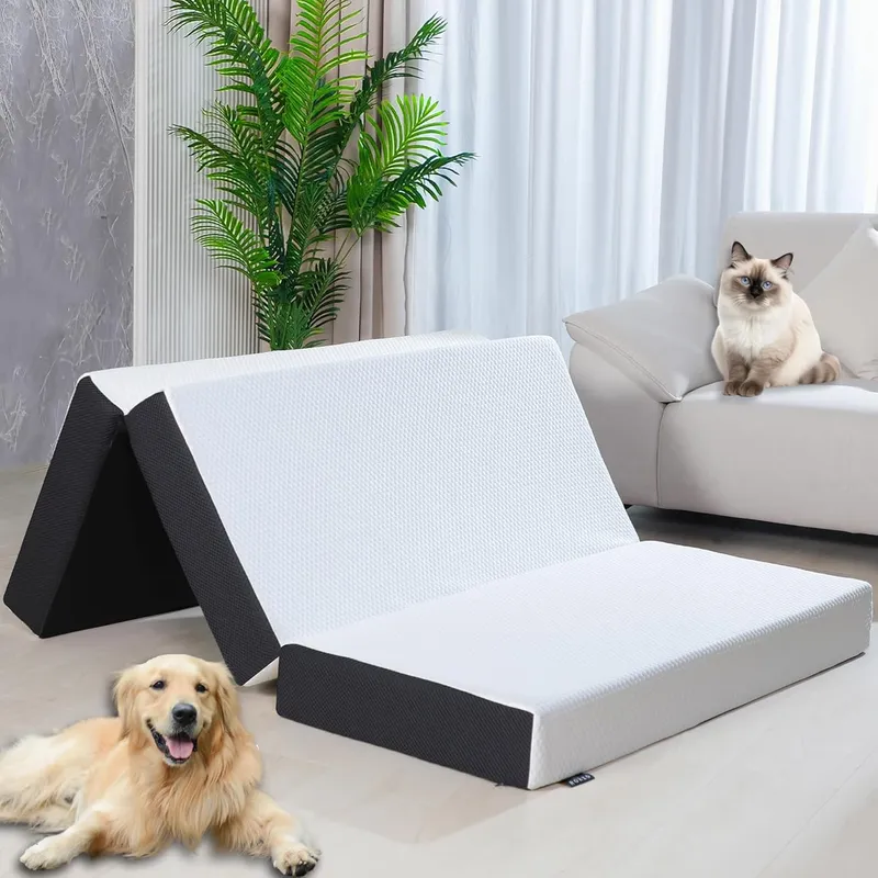 Roxzo Mattress Topper, 6 Inch Memory Foam